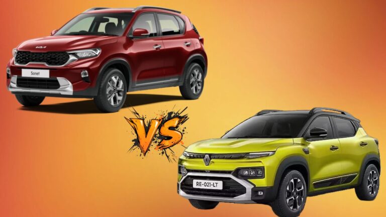 2025 Renault Kiger vs Kia Sonet: Price, Design, Interior, Features, Safety, and Performance