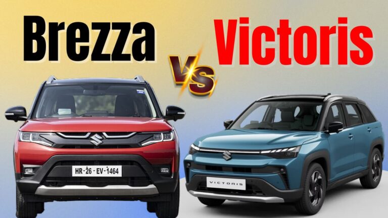 Maruti Victoris vs Maruti Brezza- Design, Engine, Specification and Performance Details