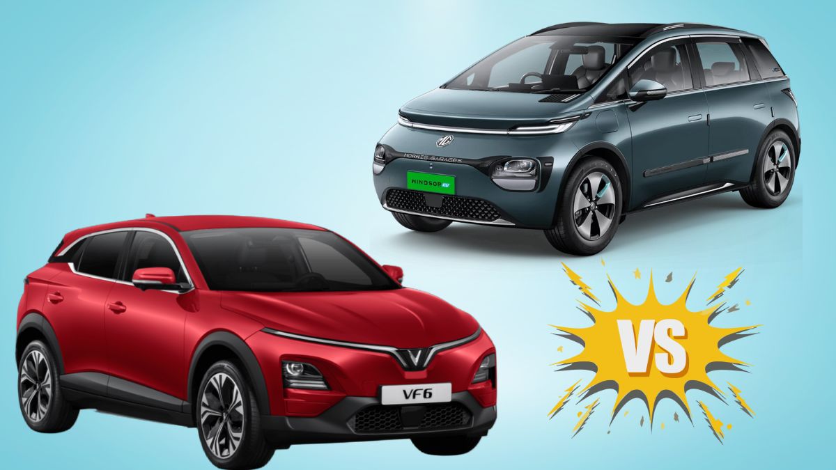 Vinfast VF6 vs MG Windsor EV: डिजाइन, इंटीरियर, फीचर्स, बैटरी, मोटर और रेंज के मामले किसे खरीदें?