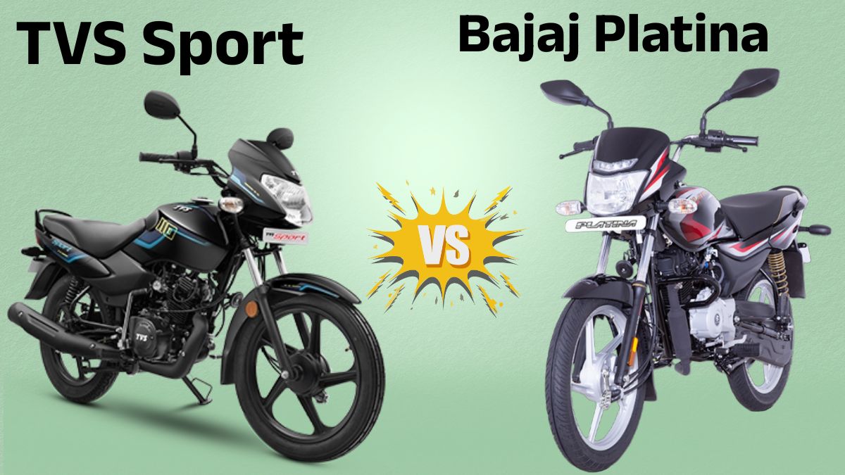 Bajaj Platina Vs TVS Sport: GST Cut के बाद कौन सी बाइक है बेहतर? जानें Engine, Mileage & Specifications