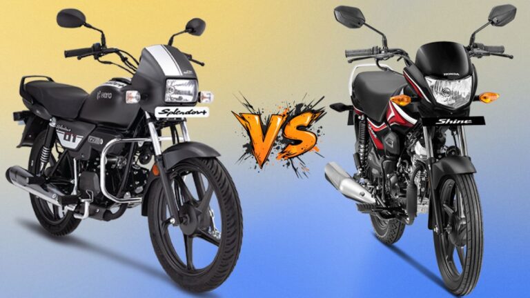 Hero Splendor vs Honda Shine 100 Comparison: कीमत, फीचर्स, इंजन और माइलेज में कौन बेहतर? जान लीजिए