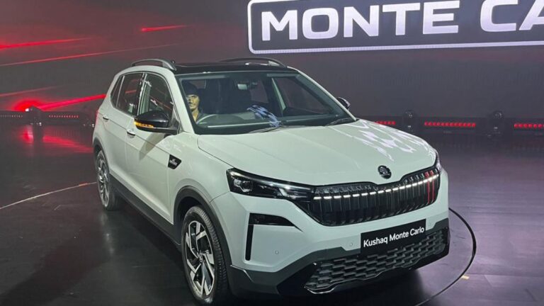 Skoda Kushaq Facelift Unveiled: नया डिजाइन, सनरूफ, ADAS और दमदार फीचर्स, Booking Start